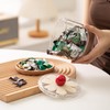 DLRDLR 30oz Plastic Candy Dish with Airtight Lid for Office