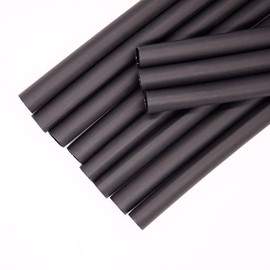 20 Ft 1/2" (Diameter) Dual Wall Black Heat Shrink Tubing 3:1, Each 1 Ft long, 20 PCS No Wrinkle Electrical Shrink Tube for Wires,Marine Grade Shrink Tube with Adhesive Lined Waterproof