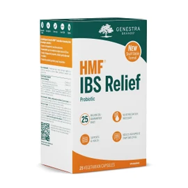 Genestra Brands HMF IBS Relief | Shelf-Stable Probiotic Formula Support for GI Health and Irritable Bowel Syndrome* | 25 Vegetarian Capsules