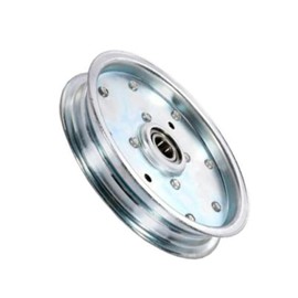 Generic AUC10172, 15959 Deck Flat Idler Pulley Compatible with John Deere Z335E Z525 Z535M Z535R Z540 Z525E, Z540M, Z540R, Silver