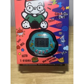 RakuRaku Rare Electronic Virtual Pet Vivy Dog Puppy Blue Teal New In Box HTF