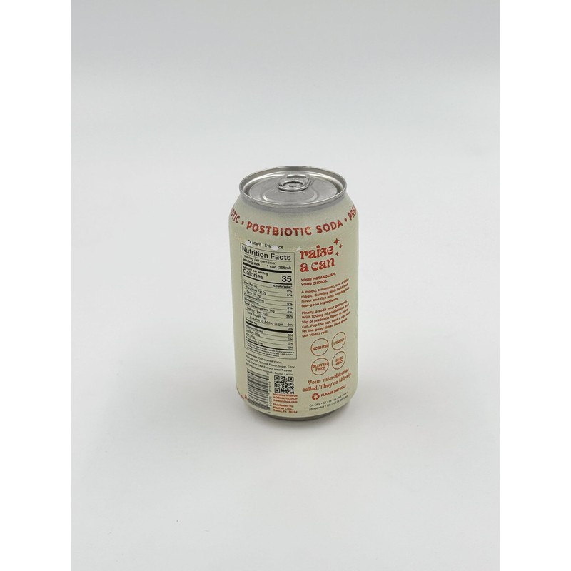 Fizz Pop Sparkling Postbiotic & Prebiotic Soda Beverage, Cherry Lime