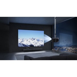 MIOAGT Projector Mount, Universal Ceiling Wall Hanger Height Adjustable 11.82-18.89 Inch Projector Bracket with 11 lbs Loading Capacity and 360° Rotatable Head