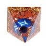 Constellation Pyramid Stone for Positive Energy Reduce Stress Chakra Resin