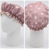 3 Piezas - Gorras para Baño, Reutilizable Gorros para Regadera,