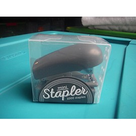 Office Depot Brand Mini Stapler with Color Staples, Gray
