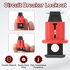 MECCANIXITY 6pcs Circuit Breaker Lockout Industrial Grade Miniature Loto Device