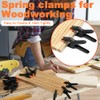Ram® Pack of 10 Plastic Spring Grip Clamps Heavy Duty