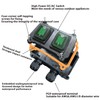 aikoolwer Inline Cord Switch DPST Toggle On Off Rocker Button