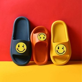 Others Vivid Smile Slippers Noiseless Interfloor Noise Prevention, Wink Vivid Yellow 36-37 / 기타 비비드 스마일 슬리퍼 무소음 층간소음방지, 윙크비비드 옐로우 36-37