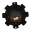 Ion Alloy C1018304B 81072012F-6 8 Lug Black Wheel Center Cap