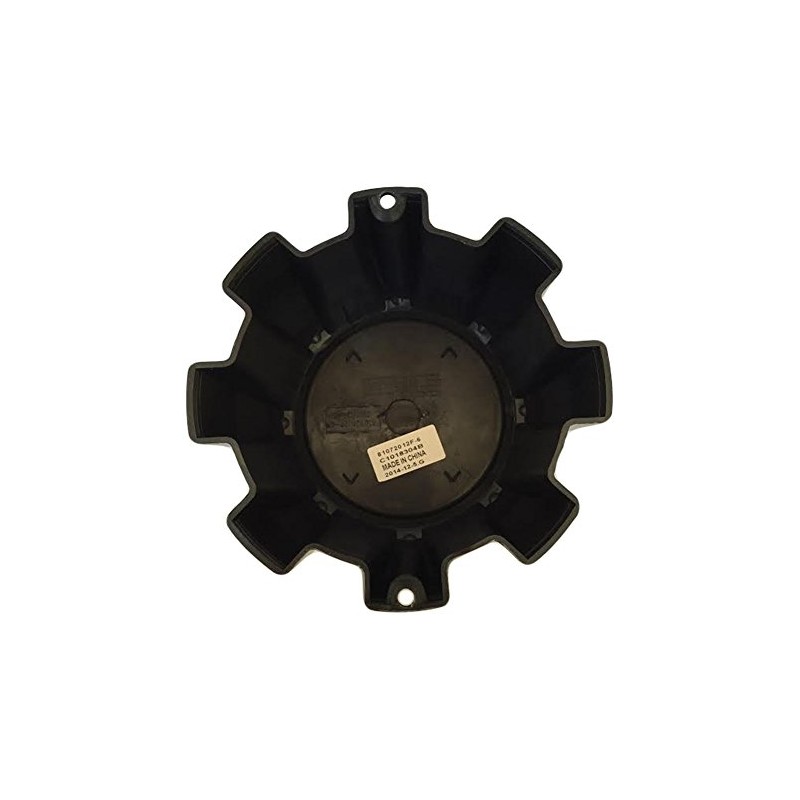 Ion Alloy C1018304B 81072012F-6 8 Lug Black Wheel Center Cap