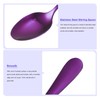 sourcing map Set of 4 Long Handle Spoon, 7.5-Inch Stainless