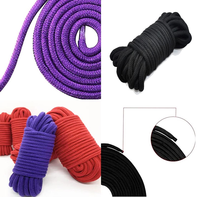 Evealyn Soft Rope Cord,Soft Cotton Rope 3 Pack 10 M/33