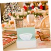 FELTECHELECTR 1pc Compact Wet Tissue Box with Lid Practical Napkin