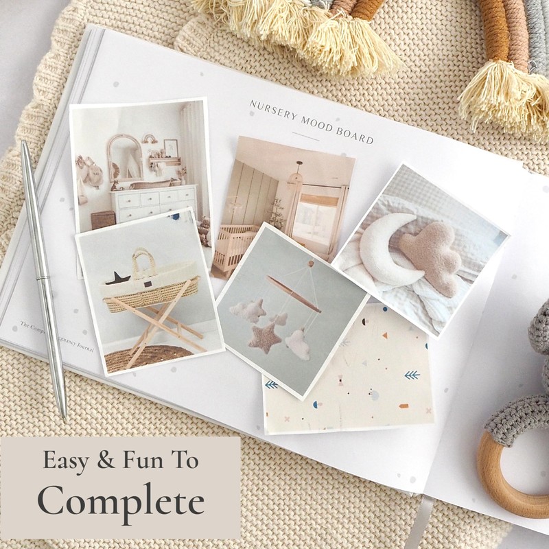 Pregnancy Journal and Planner Gift - Luxury Pregnancy Book for