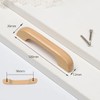 10 Pieces Wooden Drawer Pulls Wooden Handles Wood Cabinet Pulls