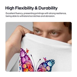 Procolored DTF Powder Hot Melt Adhesive Powder White DTF Transfer Powder for DTF Printer (500, Grams)