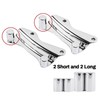 Motorcycle Sissy Bar Luggage Racks Docking Hardware Point Cover Kit