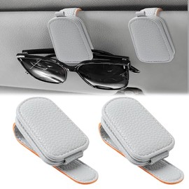 Soporte para Gafas de Sol para Visera de Coche universal , 2 pcs Clip magntico porta lentes para autol,Clip paraTarjeta de boleto Accesorios de...    