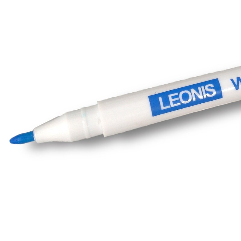 Leonis Erasable Chalk Marker Pen, Blue, Set of 5