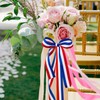 JYZPJ Red White and Blue Ribbon 20mm x 2m Two-Sided