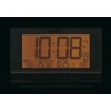 Seiko Clock SQ322S Digital Alarm Clock Radio Silver Metallic 4.0