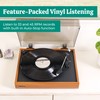 Electrohome Montrose Vinyl Record Player 2-Speed Belt-Drive Turntable, with Audio-Technica