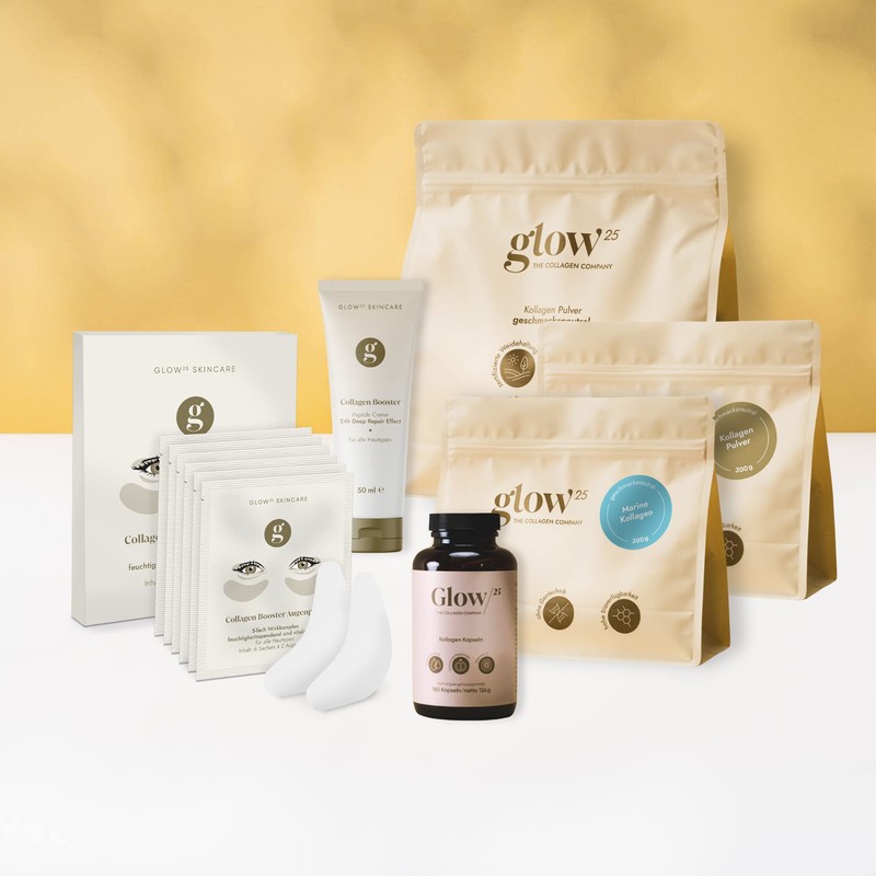 Glow25® Collagen Eye Pads [6 Sachets] with 18 Highlight Active