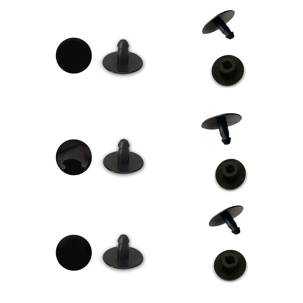 6 Sets Replacement Rivets Button Strap Compatible for Clog Beach