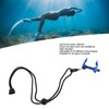 Diving Nose Clip Adjustable Aluminum Alloy Professional Swimming Nose Plug