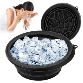 Face Ice Bath Bowl, Silikon Faltbares Waschschüssel für Gesicht, Eisbadschale Gesicht, Portable Ice Facial Washbasin, Quick Cooling Wash Basin für den Heimgebrauch oder Unterwegs