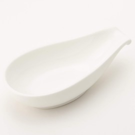 Narumi 9000-95371 Chinese Cooking Tableware, White, 4.3 inches (11 cm), Spoon Rest, Made in Japan
