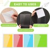 Chinco 50 Pack Clear Adhesive Pockets, Labels for Storage Bins,