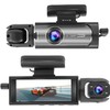 Dash Camera Front and Inside,3.16inch Dash Cam 1080P,G Sensor HD