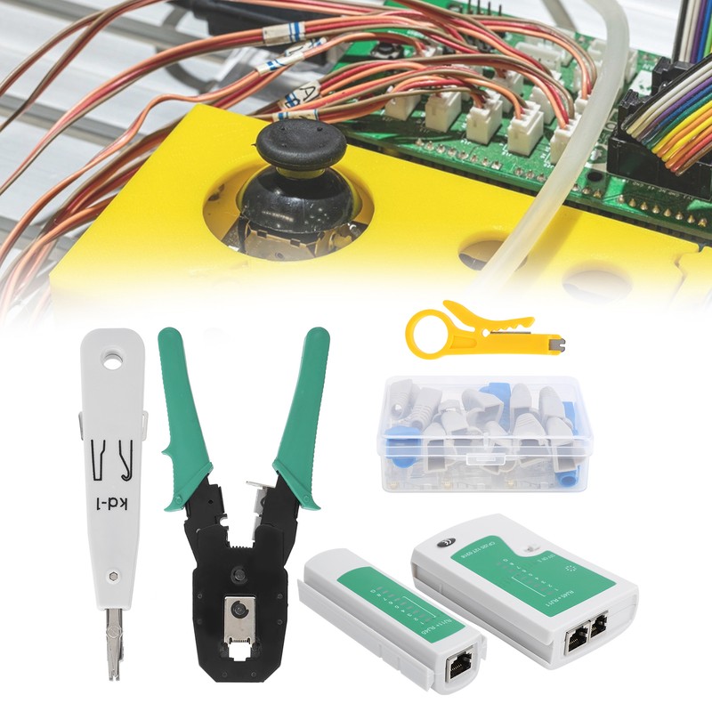Network Cable Repair Tool Kit Wire Maintenance Portable Industrial Supplies