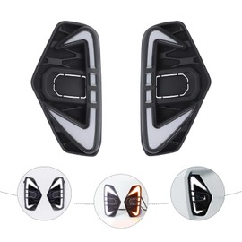 WOHAIPA LED Fog Light DRL Daytime Running Lights For Nissan Navara Np300 2021-2022 Replacement Black Housing Clear Lens