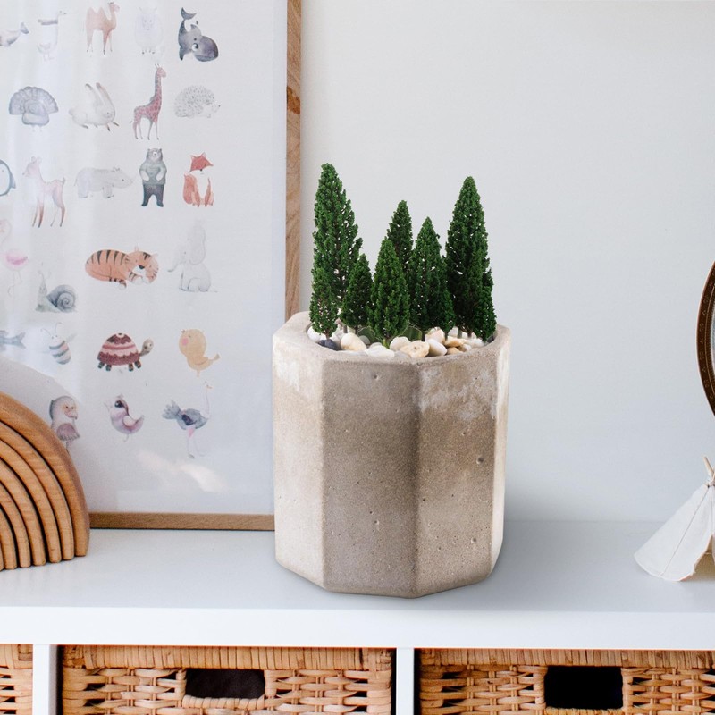 VORCOOL 22pcs Green Mini Tree Set Scenery Architectural Landscape Model