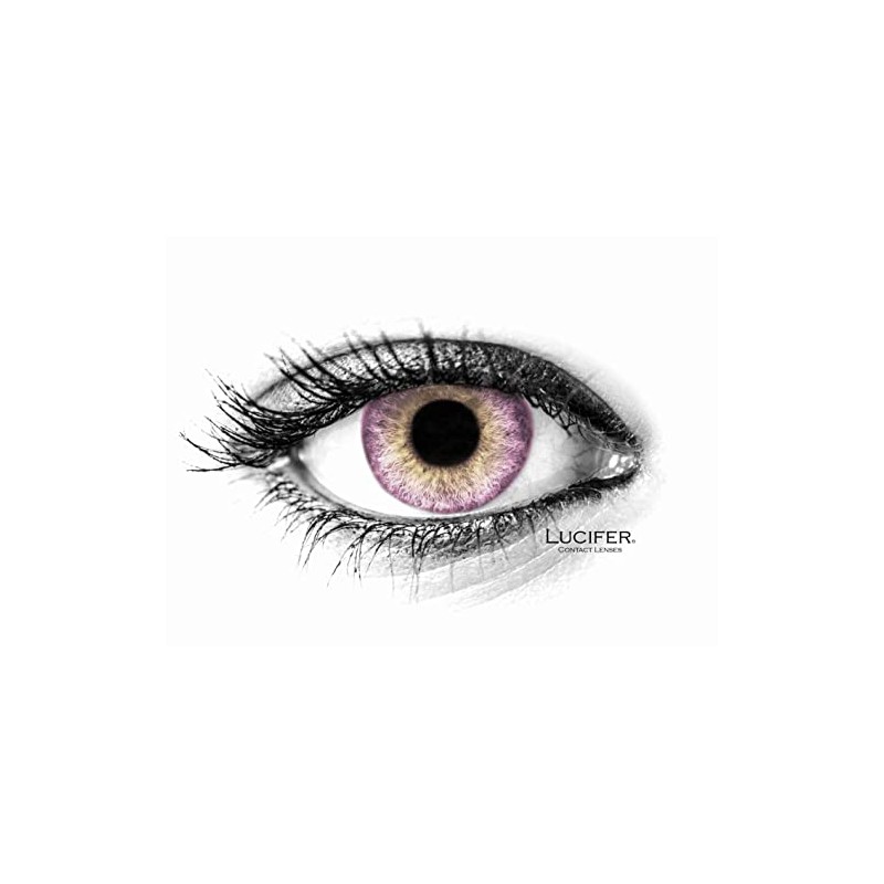 Lucifer® natürliche Farbige Kontaktlinsen Cloud Pink - 2 Stück (1