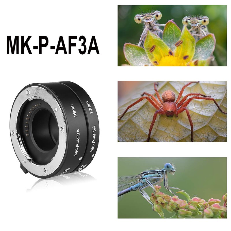 Meike MK-P-AF3A Metal Auto Focus Extension Tube for Olympus Panasonic