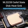 Heatsink Thermal Pad M.2 2230 NVME SSD Copper Heatsink Cooling