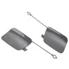 1 Pair Rear Bumper Tow Hook Cover Cap 51127378573 Impact