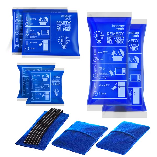 2 Reusable Ice Packs – Hot and Cold Therapy Gel Support Injuries Recovery, Alleviate Joint and Muscle Pain – Rotator Cuff, Knees, Back & More