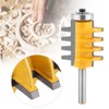 1/4" Shank Reversible Finger Glue Joint Router Bit Wood Milling