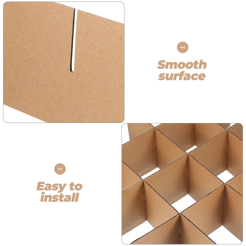 Veemoon Cardboard Dividers for Moving Boxes Large Glass Packing Moving