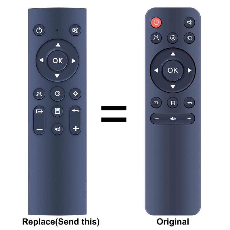 CLVIZCXOM Projector Remote Control Replacement Fit for YABER Pro V9