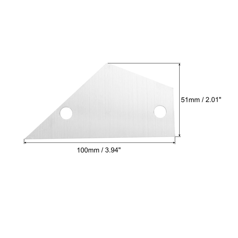 PATIKIL Fret Rocker Leveling Tool with 2 Holes Stainless Steel