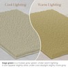 MAYSHINE Toilet Lid Cover - Sage Green, Plush Microfiber Oval