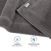 Komfortec Bath Mat 2 pcs,%100 Coton & 800 g/m², Washable,