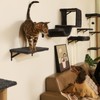 FUKUMARU Cat Wall Shelves, Stable & Safe 4 in 1